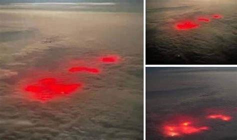 Mysterious Red Glow In Atlantic Impresses Airplane Pilot Gadgetonus
