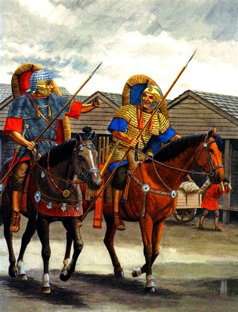 Eastern Roman Cavalry Roman Soldiers Roman History Roman Armor