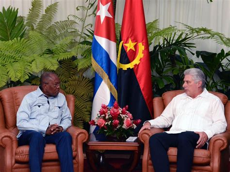 Presidente De Cuba Y Canciller De Angola Repasan Relaciones Y Cooperación Oncubanews