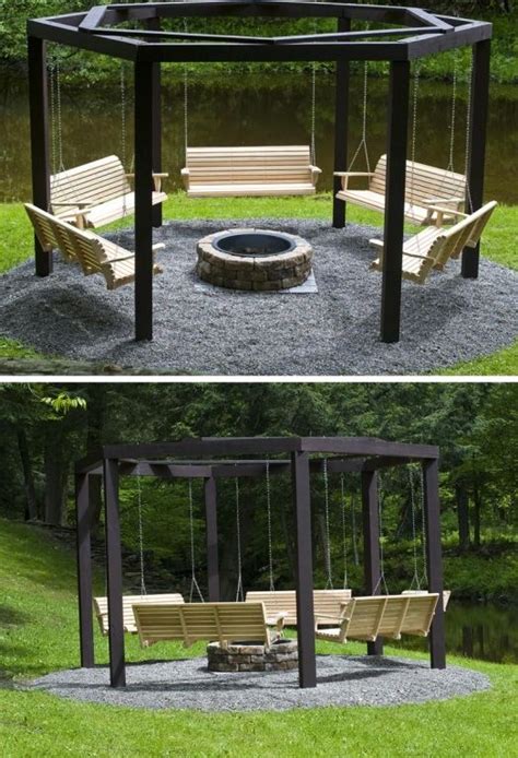 You should tamp down the ground where you plan to place the fire pit. Who doesn't like a campfire? | Fireplace garden, Backyard ...