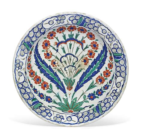 An Iznik Pottery Dish Ottoman Turkey Circa Christie S