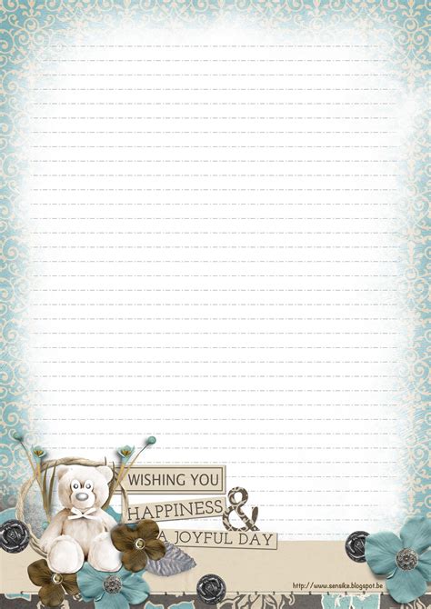 Free Items Cocomojodesigns Free Printable Stationery Writing Paper