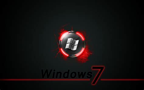 Windows 7 Red Wallpapers Amazing Picture Collection