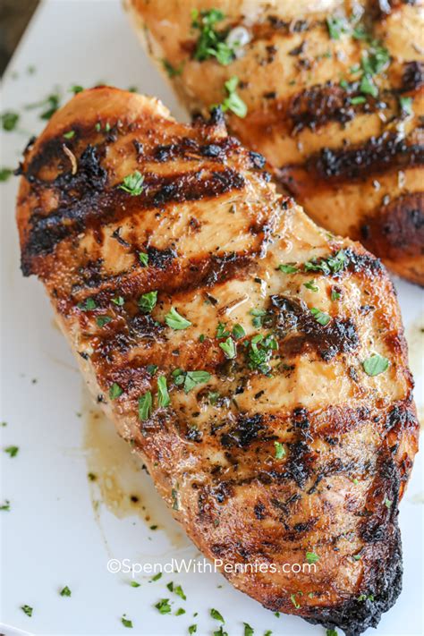 The time varies in accordance to the thickness of the chicken. To Bake Marinated Chicken: Place marinated breasts in a ...