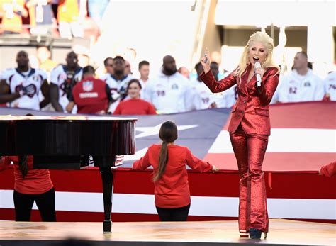 A lady gaga national anthem is not an untested commodity: Lady Gaga Totally Slayed the National Anthem at Super Bowl ...