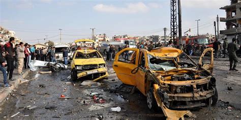 Multiple Bombings In Two Syrian Cities Kill At Least 70 People Wsj