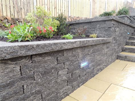 Decorative Garden Walling Garden Wall Dry Stone Wall Fence Design