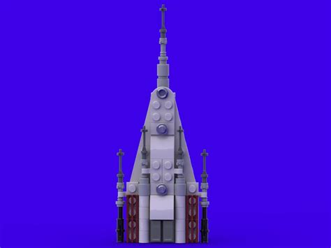 Lego Moc 30654 Cathedral Facade By Dafeld Rebrickable Build With Lego