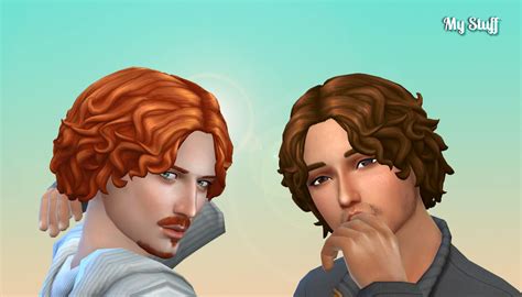 Curly Hair Cc Male The Sims 4 Paseaqua