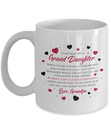 Granddaughter Coffee Mug My Granddaughter Youre Always Etsy