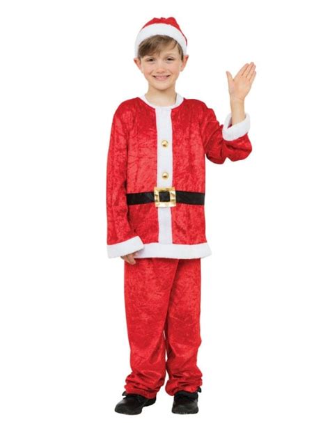 Santa Boy Costumes R Us Fancy Dress