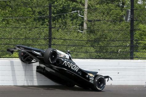 Pato Oward Crashes Out Of Indy 500 With 7 Laps To Go While Making A