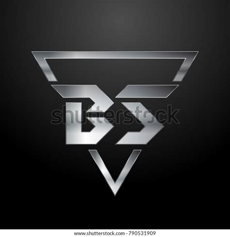 Bs Logo Monogram Metal Stock Vector Royalty Free 790531909 Shutterstock