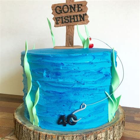 Image Result For Gone Fishing Cake Th Birthday Cakes Fish Cake