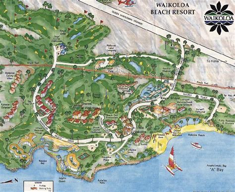 The Bay Club At Waikoloa Beach Resort Map Robbin Rosen