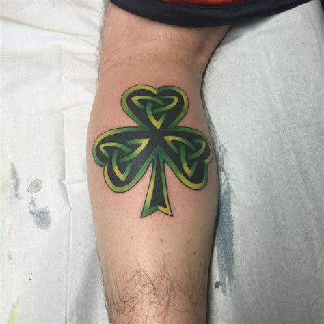 40 Colorful Shamrock Tattoo Designs Traditional Symbol Of Luck Check