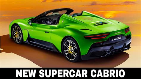 7 Newest Convertible Supercars For 2022 Interior And Exterior Walkaround Youtube