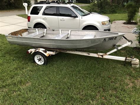 12ft Jon Boat With Trailer For Sale In Inverness Fl Offerup