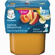 Gerber 2nd Foods Apricot Mixed Fruit, 4 oz Tubs, 2 Count - Walmart.com ...