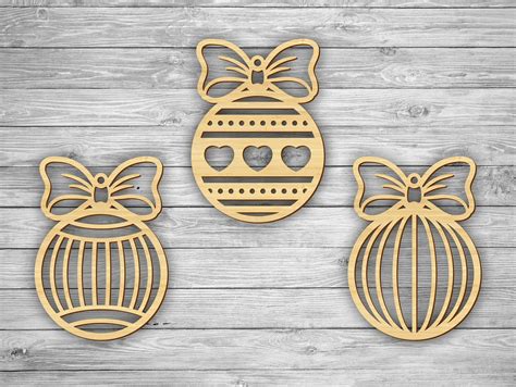 Laser Cut Ornament Template