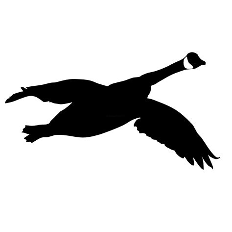 Goose Over Head Goose Decal Sticker