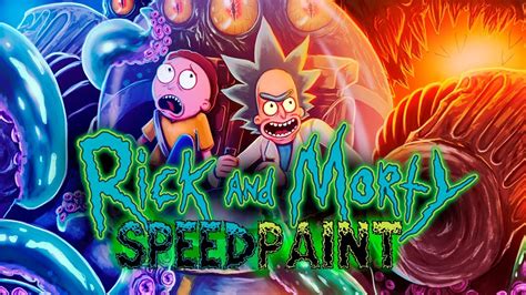 Rick And Morty Speedpaint Youtube