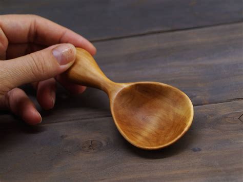 Handmade wooden coffee scoop,wooden spoon,wooden scoop,spoon for spices,carved wooden spoon,wood ...