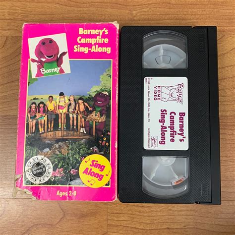 Barney Barneys Campfire Sing Along Vhs Ebay