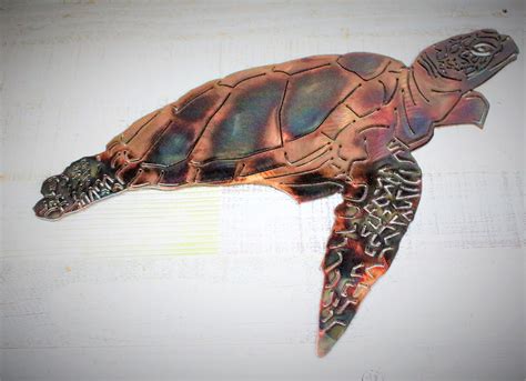 Turtle Turtle Metal Art Wall Turtle Sea Turtle