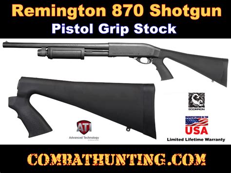 Spg0100 Rem Remington 870 Pistol Grip Stock With Recoil Pad Remington