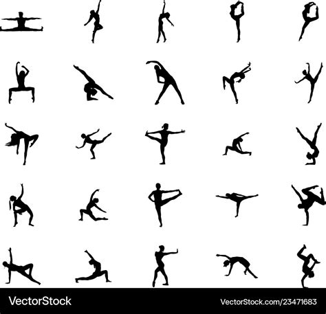 Aggregate 155 Gymnastics Poses Silhouette Super Hot Vn