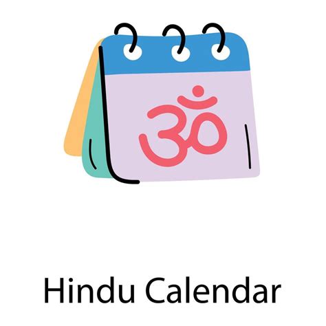Trendy Hindu Calendar 17182842 Vector Art At Vecteezy