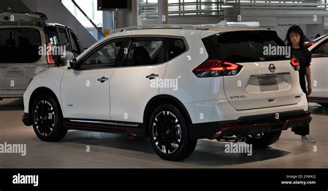 2017 Nissan X Trail Hybrid Nismo Performance Package Rear Stock Photo