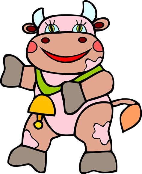 Cow Cartoon Characters Clipart Best