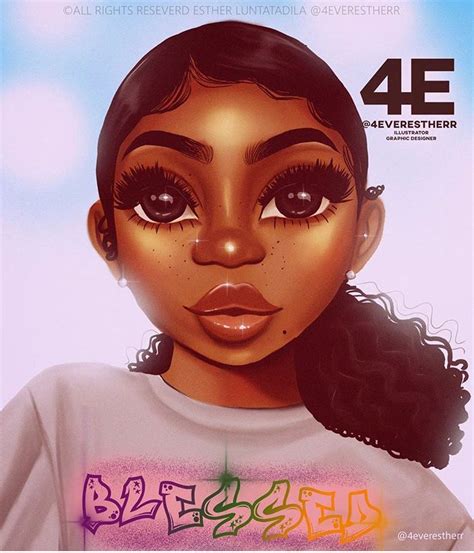 Idea By ~ariannac~ On Black Art Drawings Of Black Girls Black Love