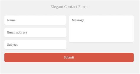 Html Form Templates 46 Best Examples