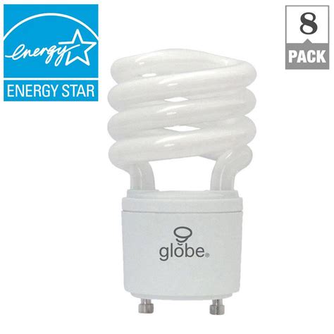 Globe Electric 60w Equivalent Soft White 2700k T2 Gu24 Base Spiral