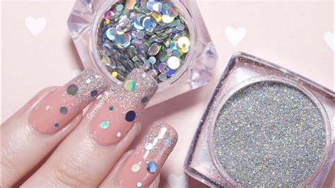 How To Use Loose Glitter How To Apply Fine And Chunky Glitter On Natural