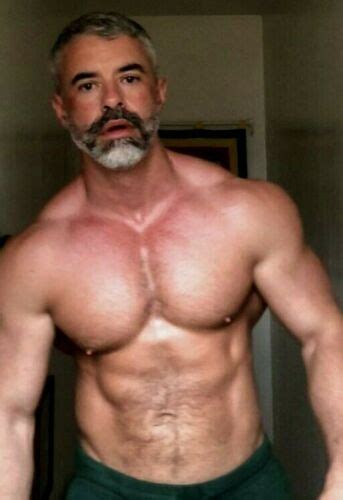 Shirtless Male Muscular Beefcake Older Mature Kuwait Ubuy