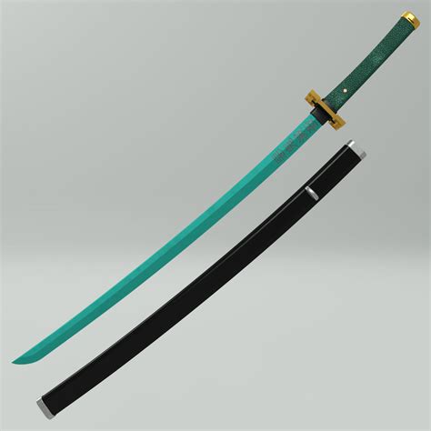 Demon Slayer Muichiro Tokito Sword Katana Kimetsu No Yaiba 3d Model 3d