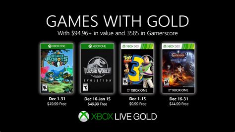 En el caso de los usuarios de xbox, llega el título multijugador dungeons 3 y un par de clásicos de los días de xbox 360: Xbox Live Games With Gold For December 2019 - Xbox Live's ...