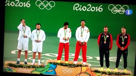 Marc López Y Rafa Nadal Medalla De Oro En Los Juegos Olímpicos De Río