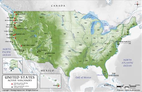 Map Of North American Volcanoes Get Latest Map Update