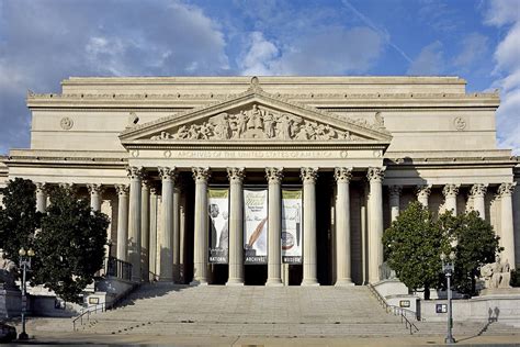 National Archives Building - Washington Dc Photograph by Brendan Reals
