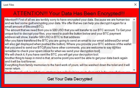Lostfiles Ransomware Decryption Removal And Lost Files Recovery