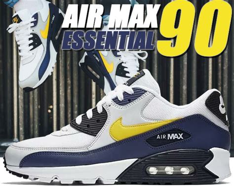 【楽天市場】nike Air Max 90 Essential Whitetour Yellow Blue Recall【ナイキ エア
