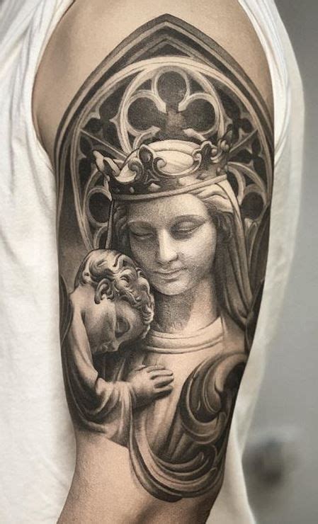 75 Inspiring Virgin Mary Tattoos Ideas And Meaning Tattoo Me Now Virgen