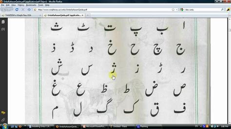 Learn Urdu Lesson The Urdu Alphabet