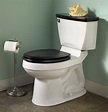 American Standard 5314.110.339 Elongated Boulevard Wood Toilet Seat ...