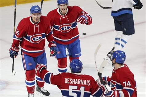 Montreal canadiens @ winnipeg jets 3rd period 05:34 5 min fighting ehlers vs perry. Le Canadien dispose facilement des Jets | La Presse